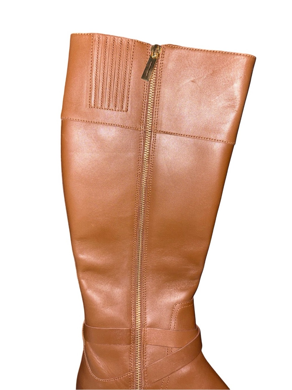 Michael Kors Kincaid Luggage Brown Riding Boots - Picture 4 of 7
